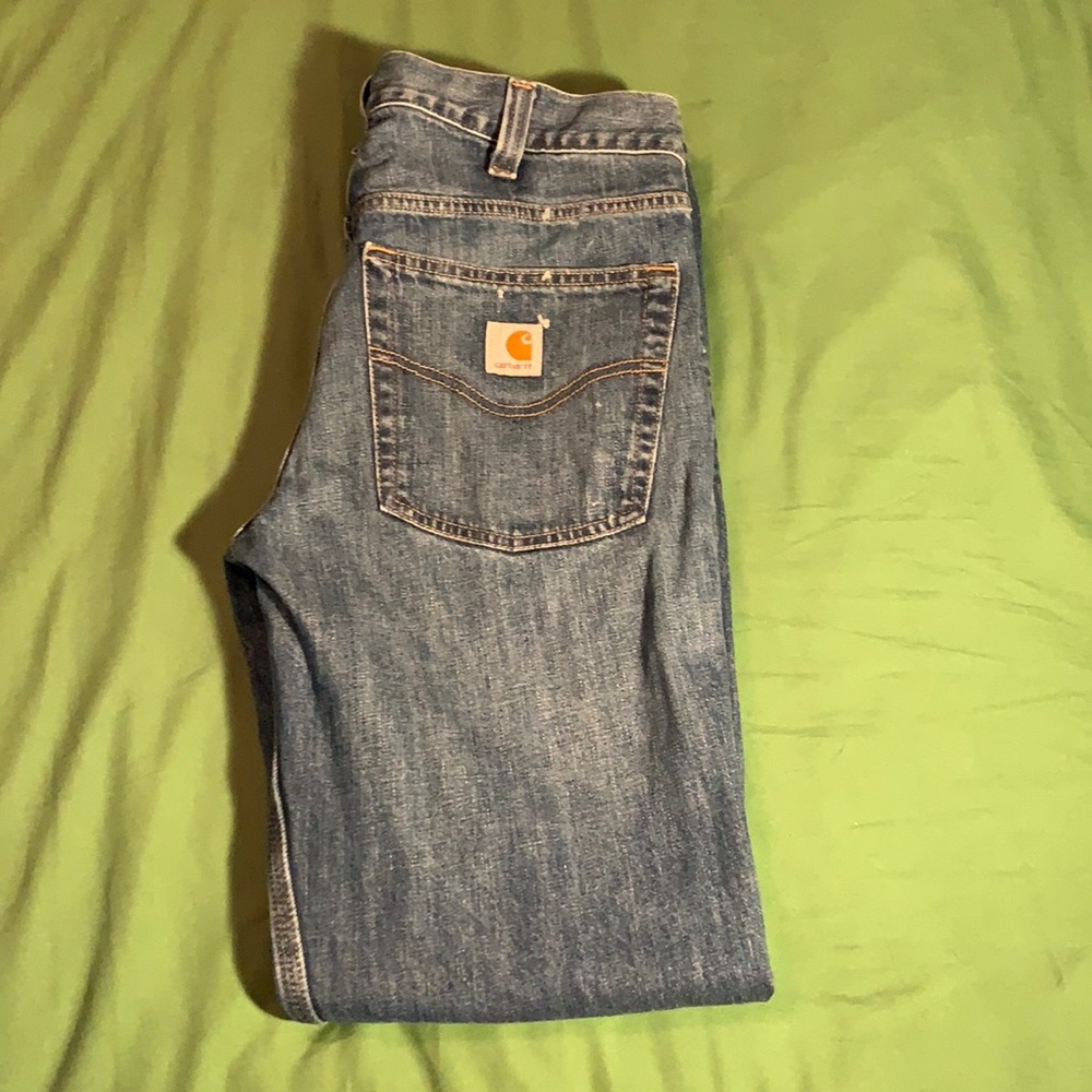 Distressed Mens carhartt jeans pants
